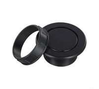 Set di 3 fori per ombrello per anello e tappo, compatibile con vari tavoli da esterno per un facile utilizzo (nero)