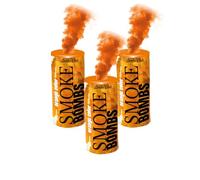 Set di 3 fumigeni a mano ± 60 secondi arancione - Trigger a stoppino - fumigeni colorati da tenere in mano - categoria F1 - ZENDA CLUB®