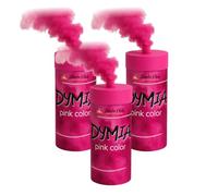 Set di 3 fumigeni a mano ± 60 secondi rosa - Trigger a stoppino - fumigeni colorati da tenere in mano - categoria F1 - ZENDA CLUB®