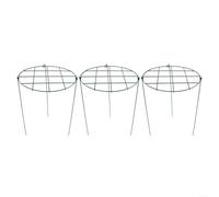 Set di 3 gabbie di supporto per piante da giardino, design in metallo per sostenere piante rampicanti come pomodori e fragole (tipo a griglia)