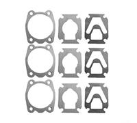 Set di 3 guarnizioni 3 in 1 per piastra valvola, rondelle, testa cilindro, parti di ricambio compatibili con i modelli di compressori d'aria (B)