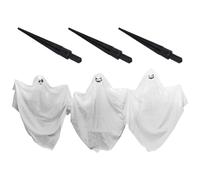 Set Di 3 Halloween Yard Decorazione Alimentato A Batteria Spettro Figure Per Portico Display Inquietante Outdoor Interni Decorazioni Facile Montare Spectre