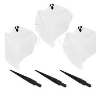 Set di 3 Hauntingly Halloween Tema Anteriore Portico Decorazione Incandescente Spettro Figure Con Luci Festives Yard Ornamento Facile Montare Spettro