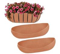 Set di 3 inserti in feltro per fioriere, per aiuole rialzate, giardino, terrazza, balcone