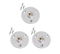 Set di 3 jack rotondi per chitarra e basso, presa jack di ingresso e uscita da 6,35 mm