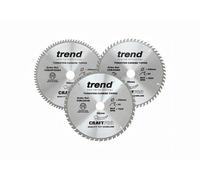 Set di 3 lame circolari 250x30/25,4/20/16 small silver