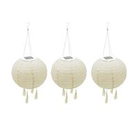 Set di 3 lanterne solari ∅30cm HIMALAYA