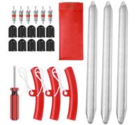 Set di 3 Leve per Pneumatici, Leve Smontagomme, 3 Leve di Montaggio, Leve Smontagomme Moto, Montaggio di Pneumatici per Moto, Bicicletta, Auto
