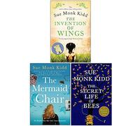 Set di 3 libri della collezione Sue Monk Kidd (L'invenzione delle ali, La vita segreta delle api, La sedia sirena)