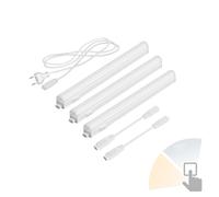 ledscom.de Set di 3 luci LED sottopensile Rigel, ciascuna di 25,9 cm, temperatura di colore regolabile /, 12,588W, ciascuna di 395lm