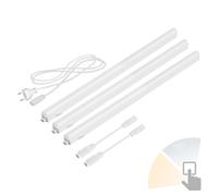 ledscom.de Set di 3 luci LED sottopensile Rigel, ciascuna di 57,3 cm, temperatura di colore regolabile /, 24,984W, ciascuna di 830lm