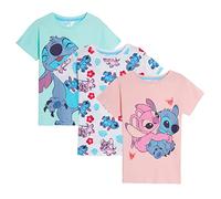 Set di 3 Magliette Lilo e Stitch per Bambine 5-6 Anni
