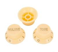 Set di 3 manopole di controllo per chitarra stile ST con 1 volume e 2 manopole in plastica per chitarra elettrica, compatibili con Strat Mod(D)