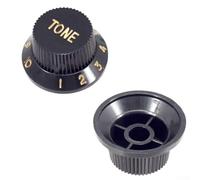 Set di 3 manopole di controllo per chitarra stile ST con 1 volume e 2 manopole in plastica per chitarra elettrica, compatibili con Strat Mod(B)