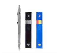 Set di 3 matite meccaniche creative in metallo , da 3.0 mm, matita da carpentiere, penna per attività di disegno e di progettazione ingegneristica, strumento di marcatura per architetti e ingegneri
