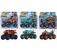 Set di 3 - MEGA WREX + TIGER SHARK + THE 909 Big Rigs Hot Wheels Monster Trucks