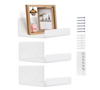 Set di 3 mensole per il trucco da bagno, organizer decorativo per cosmetici e | moderna possibilità di conservazione per inquilini, designer, studenti, ufficio, negozio, hotel, cucina