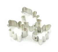 Set Di 3 Metallo Sanadu Foglia Zucchero Craft Formine