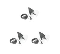 Set di 3 microfoni parabolici precisi e professionali monoculari per bird watching telescopio ABS a lunga distanza per l'ascolto degli uccelli come mostrato