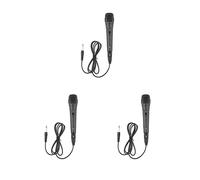 Set di 3 microfoni vocali dinamici cardioide con cavo XLR