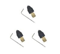Set di 3 mini punte da trapano elettrico da 0,3 mm a 3,4 mm, mini mandrino per trapano elicoidale