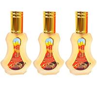 Set di 3 Musk BAKHOUR Al Rehab 35ml Profumi da Donna Profumi da Uomo Attar Perfume Alcool Denaturato Musk Oud Roll on, NOTE: Floreale, Fruttato, Ambrato, Legnoso, Balsamico