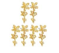 Set di 3 orecchini a forma di fiore, orecchini lunghi e accessori, un regalo per il tuo amico., Misura unica, Acciaio inossidabile, Nessuna pietra preziosa