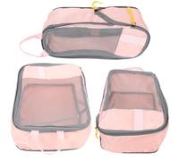 Set di 3 Organizer Compressione per Valigia Oxford | Leggeri per Viaggio e Stanza, Classificazione Ordinata, Facile Identificazione degli Indumenti