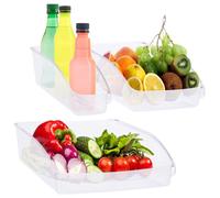 Set di 3 organizer per frigorifero