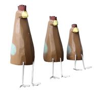 Set Di 3 Ornamenti In Legno Per Decorare Stanze E Scrivanie