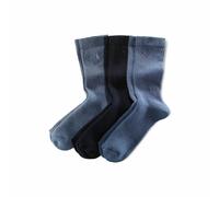 Set di 3 paia di calze sportive Blu 39/45 Tinta unita