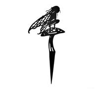 Set di 3 paletti artistici in metallo per giardino fatato per migliorare il prato