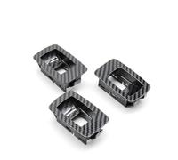 Set di 3 Pannelli di Copertura per interruttori alzacristalli Anteriori e Posteriori Lato passeggero per BMW Serie 3 E90 E91 316 318 320 325 328i 2004-2012