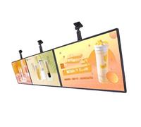 Set di 3 pannelli luminosi a LED per pubblicità, display retroilluminato a LED con telaio e asta in alluminio, lavagna luminosa per menù per ristoranti e caffetterie(40x50cm)