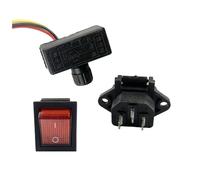Set di 3 parti per spruzzatore elettrico con interruttore di controllo dello spruzzatore da 12 V, regolatore di velocità della pompa e interruttori per utensili elettrici, accessori per spruzzatore da