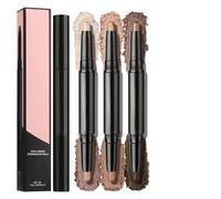 Set di 3 pennarelli per ombretto, con eyeshadow su entrambi i lati con Pearl Shimmer e Putty Matte, matita per ombretto cremoso, impermeabile e resistente alle sbavature, per un trucco preciso degli