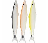 Set di 3 penne a sfera a forma di pesce con design a forma di pesce, penne a sfera con design a forma di pesce, penne e ricariche, forniture per scrittura e correzione, forniture per ufficio e scuola