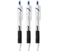 Set di 3 penne a sfera Jetstream - SXN-150, 0,5 mm (Blu)