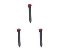 Set di 3 pennelli da trucco per fondotinta, per contouring, miscelazione, aerografo, finitura nera