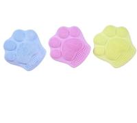 Set di 3 pennelli in silicone, doppio uso per la cura del cappuccio della culla e l'esfoliazione del viso per adulti, massaggiatore morbido del cuoio capelluto e spazzola per la pulizia del viso