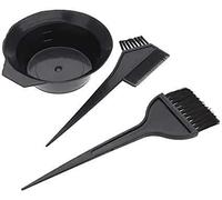 Set di 3 pennelli per tinture per capelli, kit di pennelli e ciotole per la miscelazione della candeggina, pettine da colorare su entrambi i lati e applicatore per tinture per capelli, kit durevole