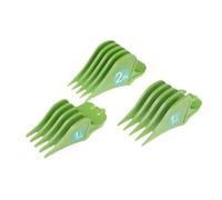 Set Di 3 Pettini Di Limite Da 32 Mm, 38 Mm E 51 Mm, Compatibili Con WAHL, Protezioni For Tagliacapelli Da Barbiere, Compatibili Con Negozi, Pettini Guida For Il Taglio(Green)