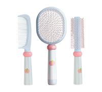 Set di 3 pettini per lo styling dei capelli per le donne e gli uomini spazzola per capelli rotonda spazzola districante cuscino pettine pagaia regali pagaia