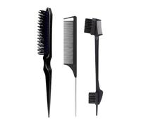Set di 3 pettini versatili per la cura dei capelli e i pettini per parrucchieri, double face