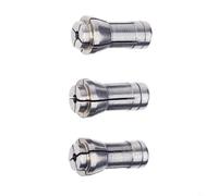 Set di 3 pezzi con pinze per macchina da incidere e mandrino, 6 mm, testa di bloccaggio, parti di ricambio per smerigliatura, accessori rotanti da 3 mm, accessori compatibili con smerigliatura Dremel