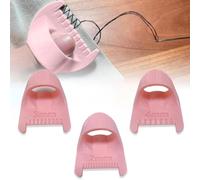 Set di 3 pezzi di blocco e calibro da cucito - Strumento di misurazione di precisione da 2 a 4 mm per cucito, trapuntatura e fai da te, guida ergonomica per pollice per principianti e professionisti