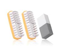 Set di 3 pezzi per la cura della pelle scamosciata, spazzola per scarpe in pelle nabuk, gomma per cancellare, cura della pelle scamosciata