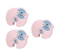 Set di 3 pezzi senza attrezzi necessari per l'ingresso del bambino, scudo di sicurezza a forma di animale, blocca istantaneamente lo sbattimento e lo schiacciamento, portatile per fermare lesioni alle