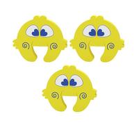 Set di 3 pezzi senza attrezzi necessari per l'ingresso del bambino, scudo di sicurezza a forma di animale, blocca istantaneamente lo sbattimento e lo schiacciamento, portatile per fermare lesioni alle