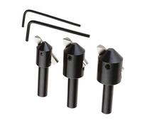 Set di 3 pezzi taglierina a mosca per rivestimento in metallo su tornio di fr...